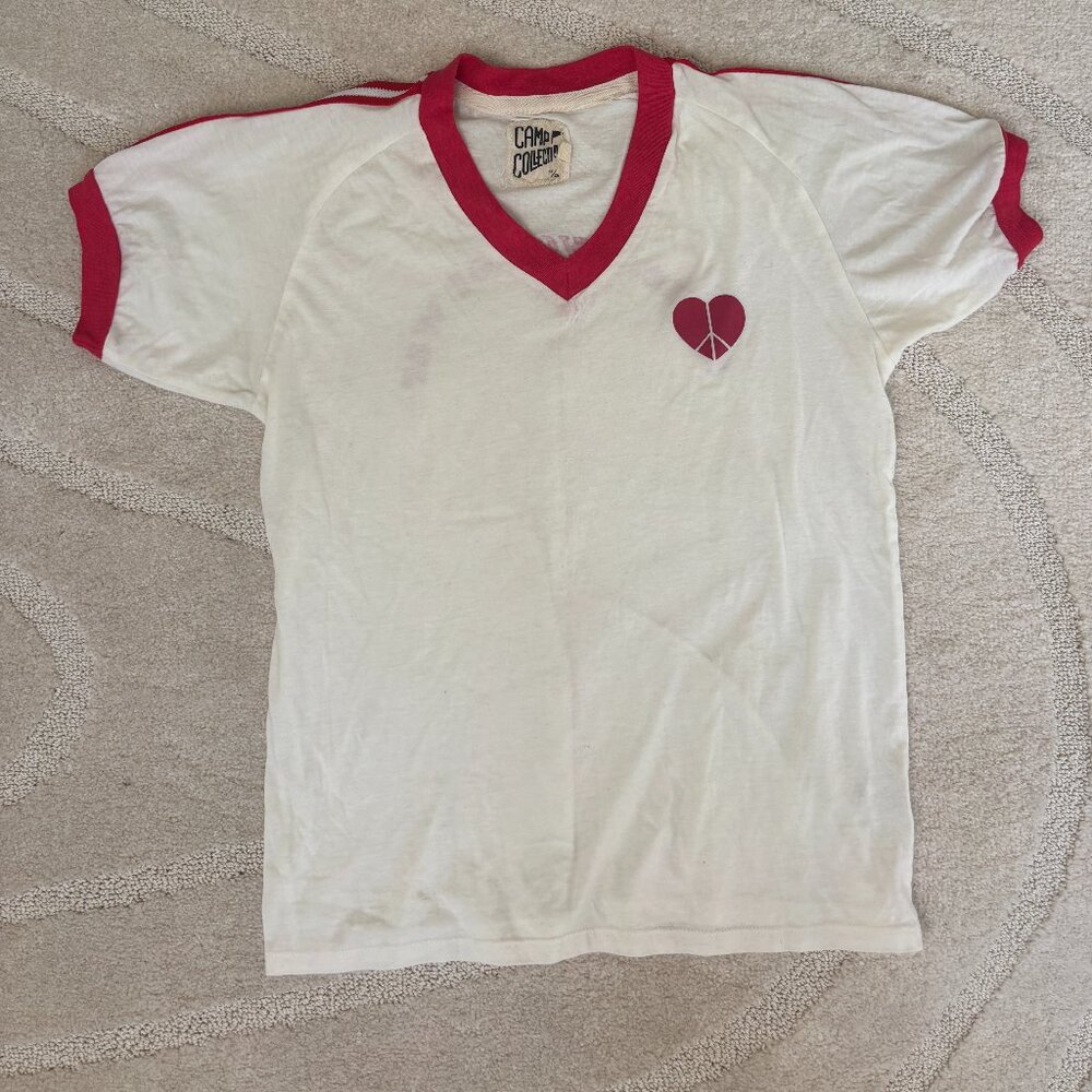RARE! Camp Collection "Make Love Not War" Tee - RARE